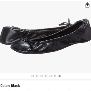 Sidekicks Foldable Black Flats